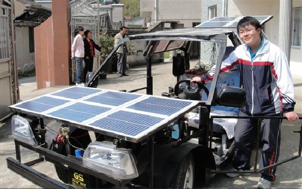 Zhejiang 19-year-old technical school 15000 create solar cars