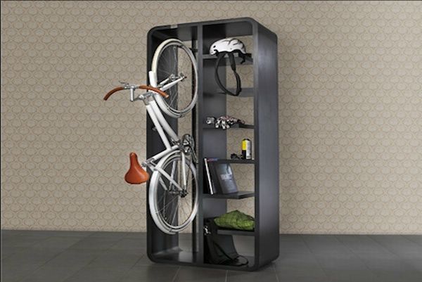 Bookbike A Compact Co Breathing Space For Your Bikes And Books