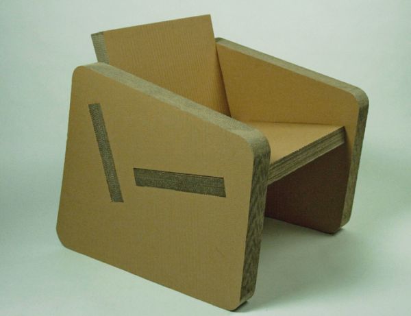 Designers Create Cardboard Chair With Sustainable Materials And