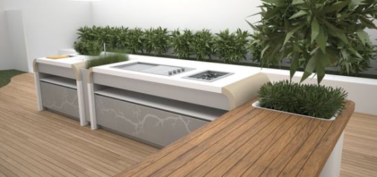  Electrolux  Outdoor Kitchen  Contemporary kitchen  set  in 