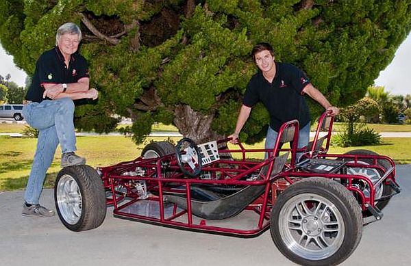 Homemade electric store vehicle