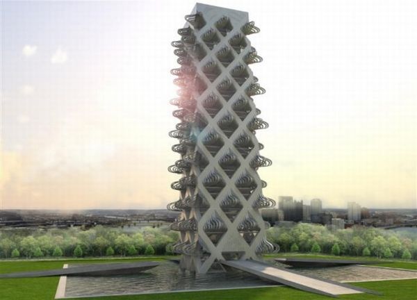 Eco Architecture: Tornado Tower harnesses wind energy to power a city -  Ecofriend