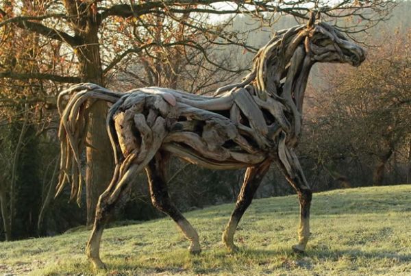 Driftwood Horses by Heather Jansch