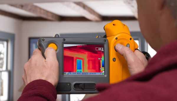 Home energy audit with the help of Infrared camera