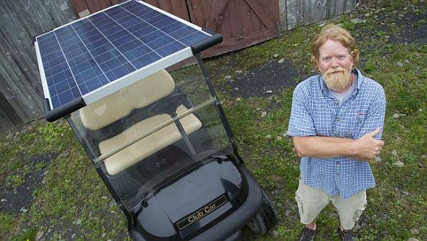 Appleseed Energy Company power golf cart