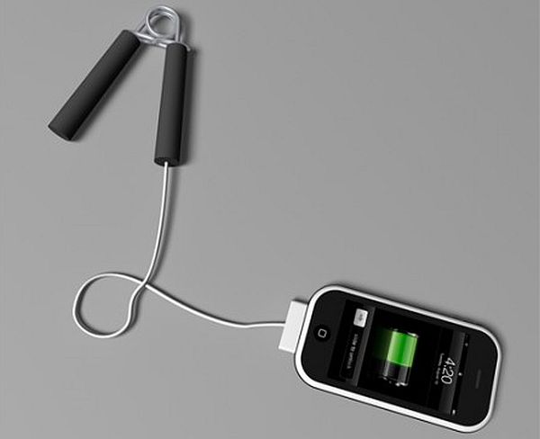 Handgrip iPhone charger