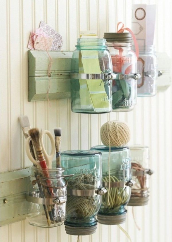 fit mason jars in those clamps and store anything