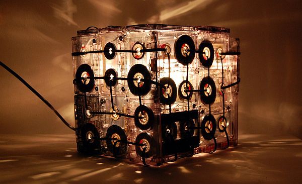 old cassette Lamps 2