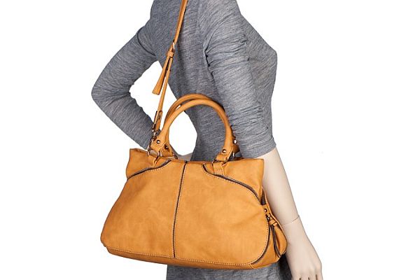 lady with handbag