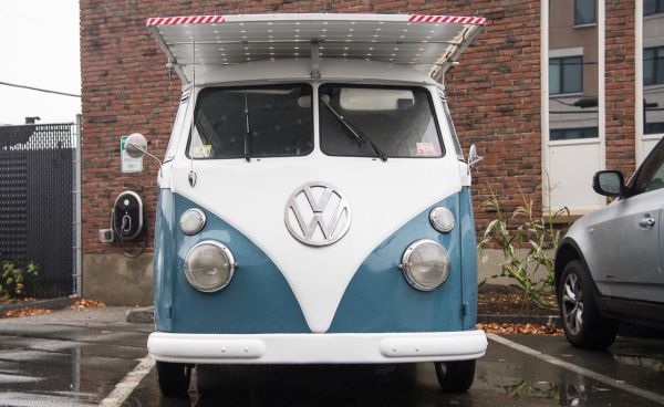 solar powered VW bus 1