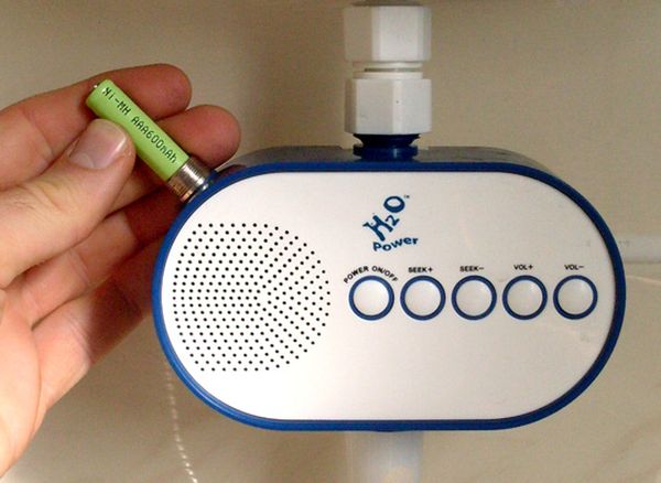 Water Powered Shower Radio