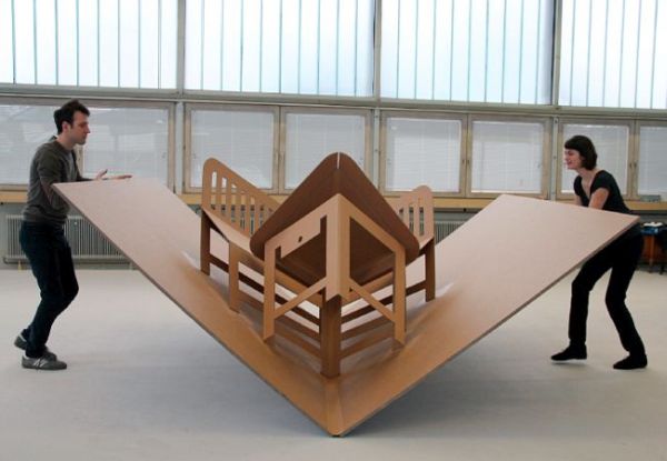 Pop Up Cardboard furniture