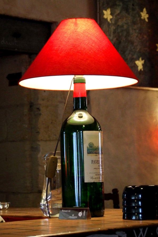 Muscat California Wine Bottle Lamp