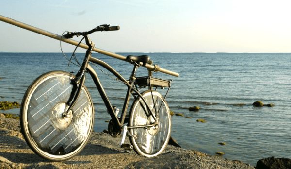 solar powered e-bike