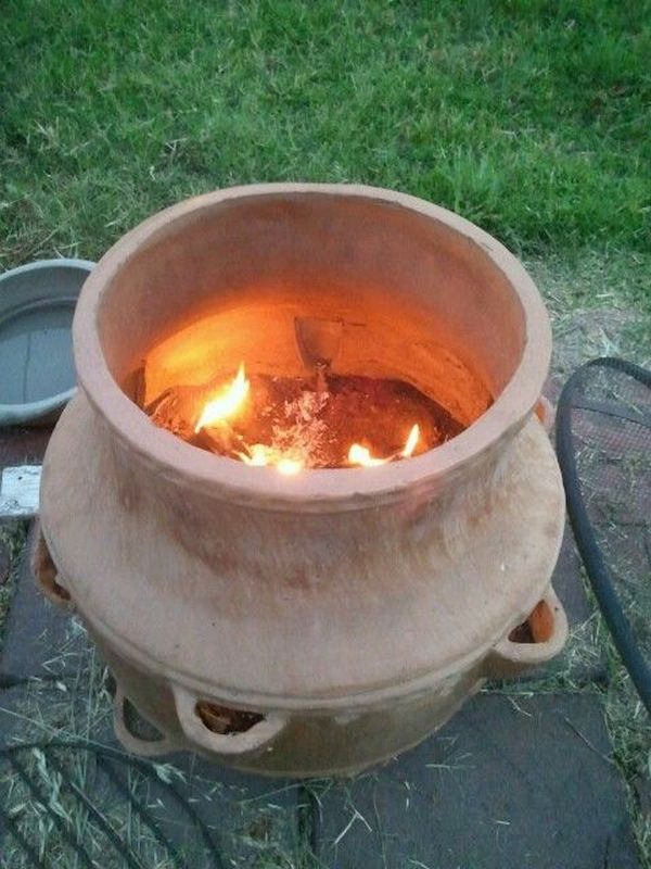 Old Pot Fire Pit