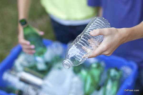 waste plastic bottles