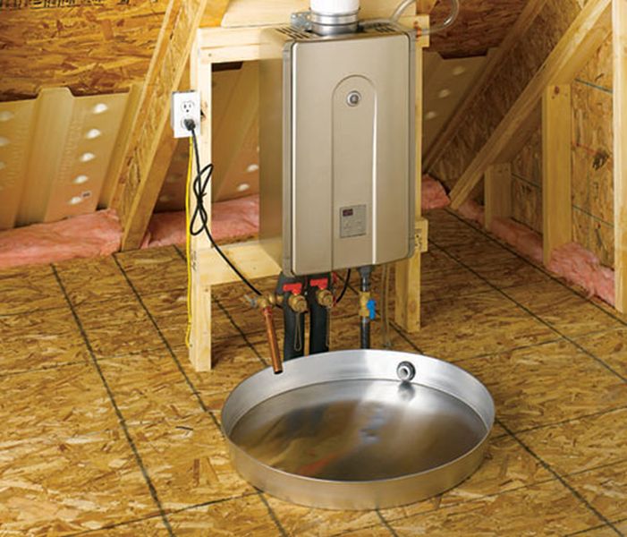 Water Heater in the Attic 1
