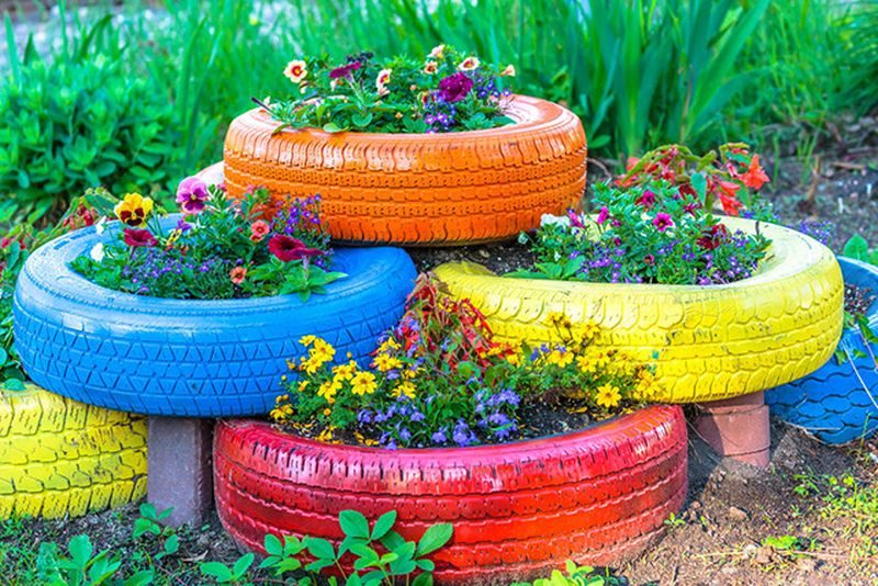 Diy Ideas For Home Decor Using Old Tires