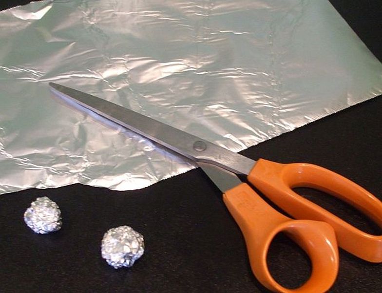 repurposed aluminum foil