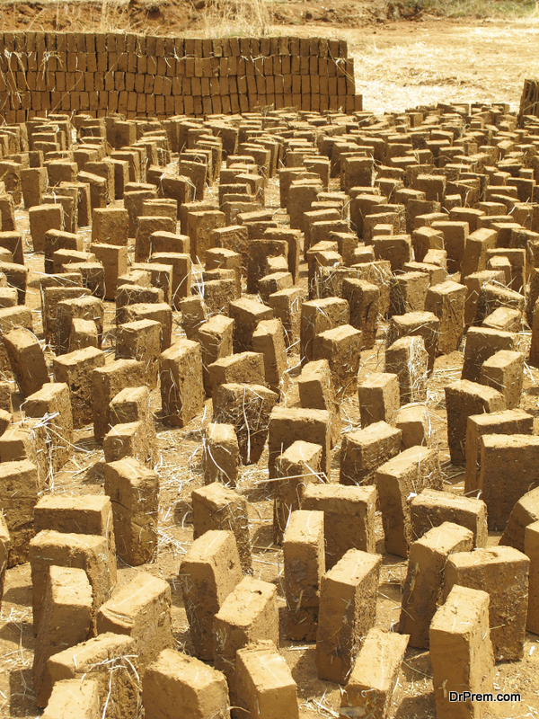 mud-bricks