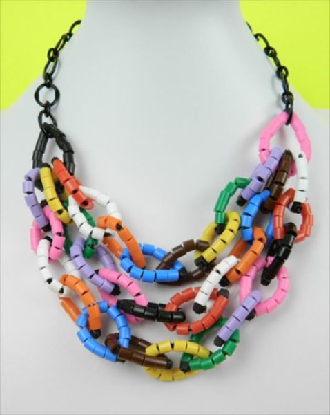 Fabulous handmade fabric necklaces designs to style you up