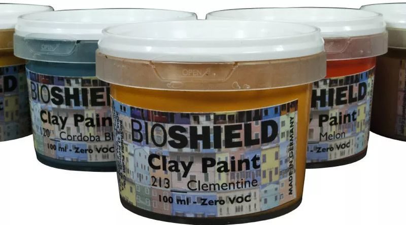 Bioshield has launched paints made from clay,