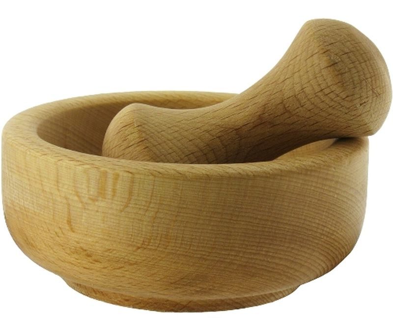 Beech Wood Mortar and Pestle