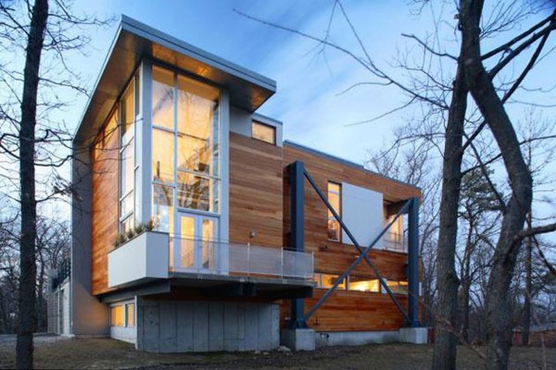 Eco-friendly homes built using recycled building materials