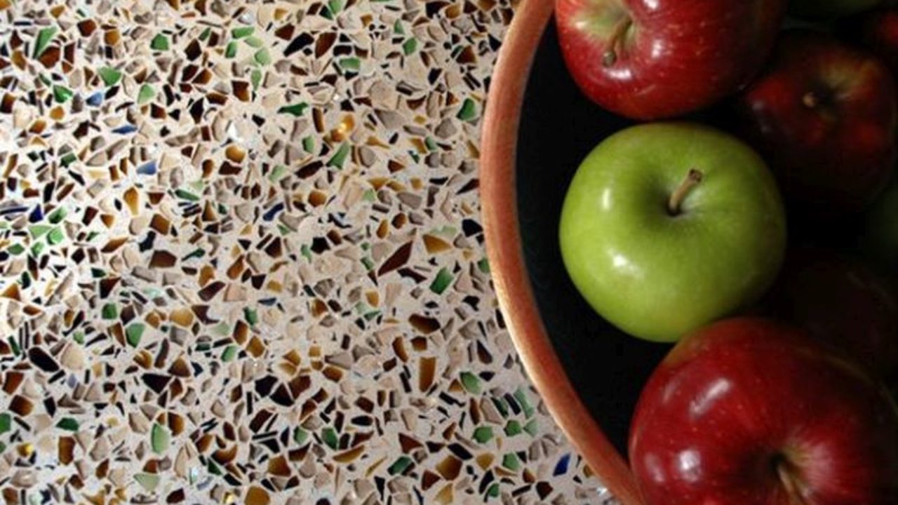 Best Recycled Glass Countertops For Eco Friendly Kitchens And More