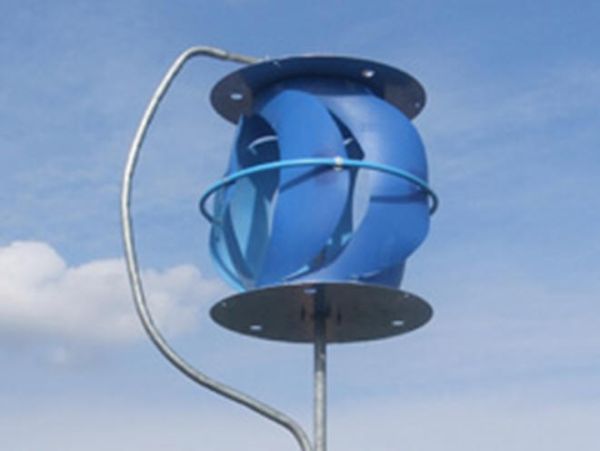 55 Gallon Vertical Axis Wind Turbine