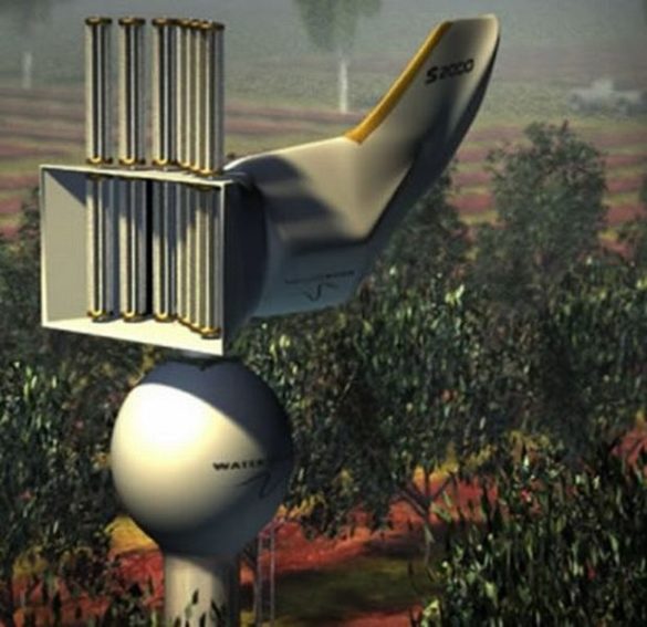 Products and concepts that harvest water from the air