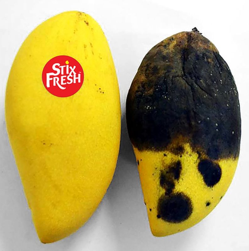 Stixfresh fruit sticker