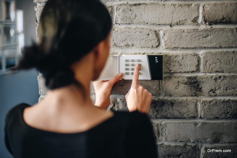 woman-checking-Security-System