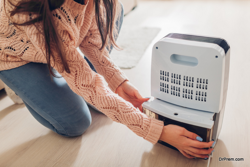 Using a dehumidifier