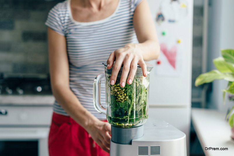 woman using Kitchen Equipment