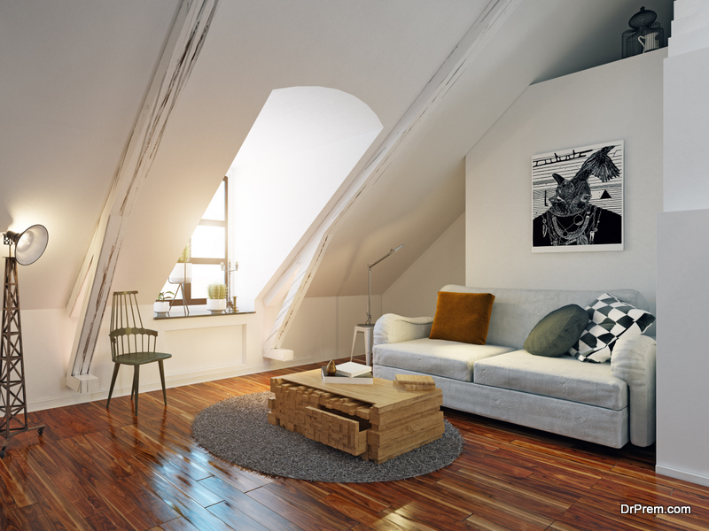 attic living room