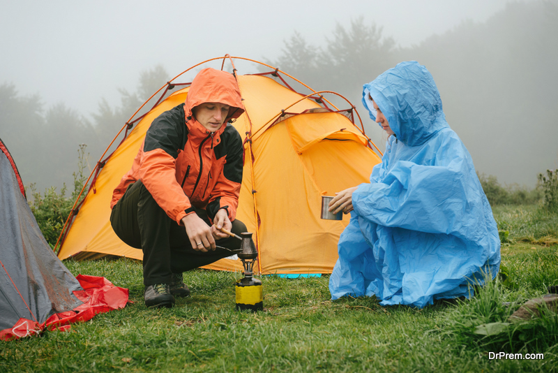 bad weather Camping