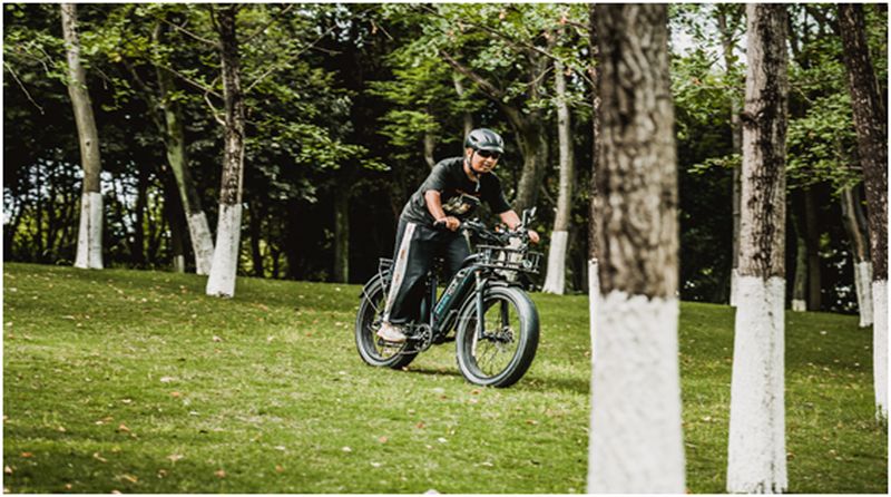 an electric bike ride