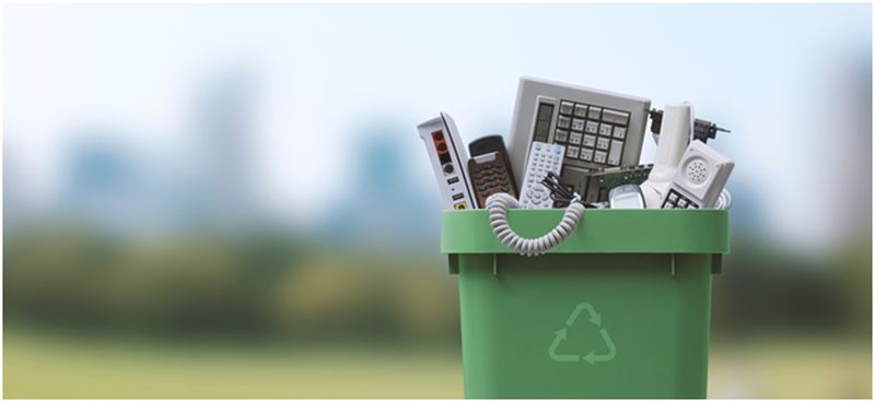 recycling of old electronics