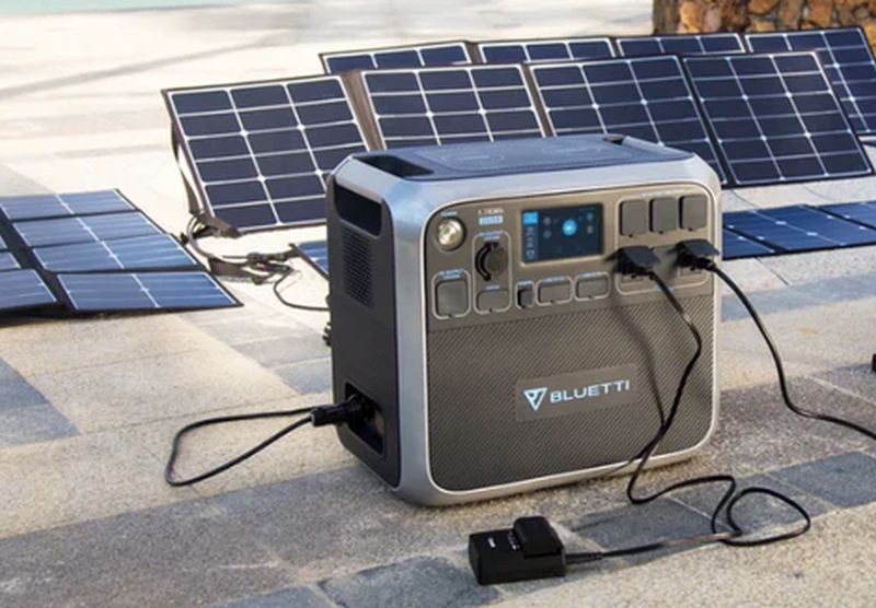 Solar Generator Power a Space Heater