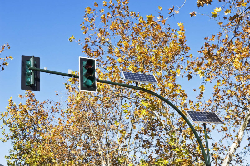 Solar Traffic Lights