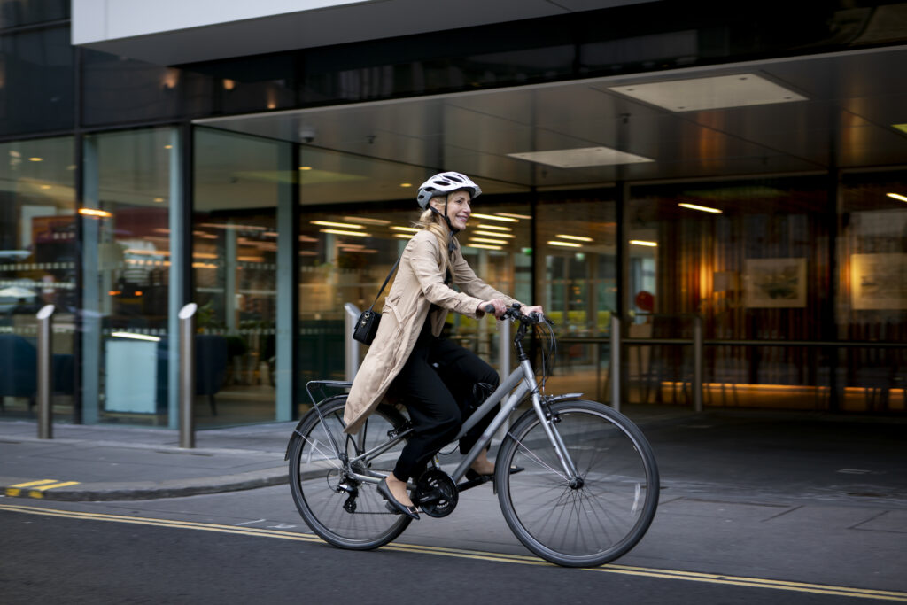 cycling in city